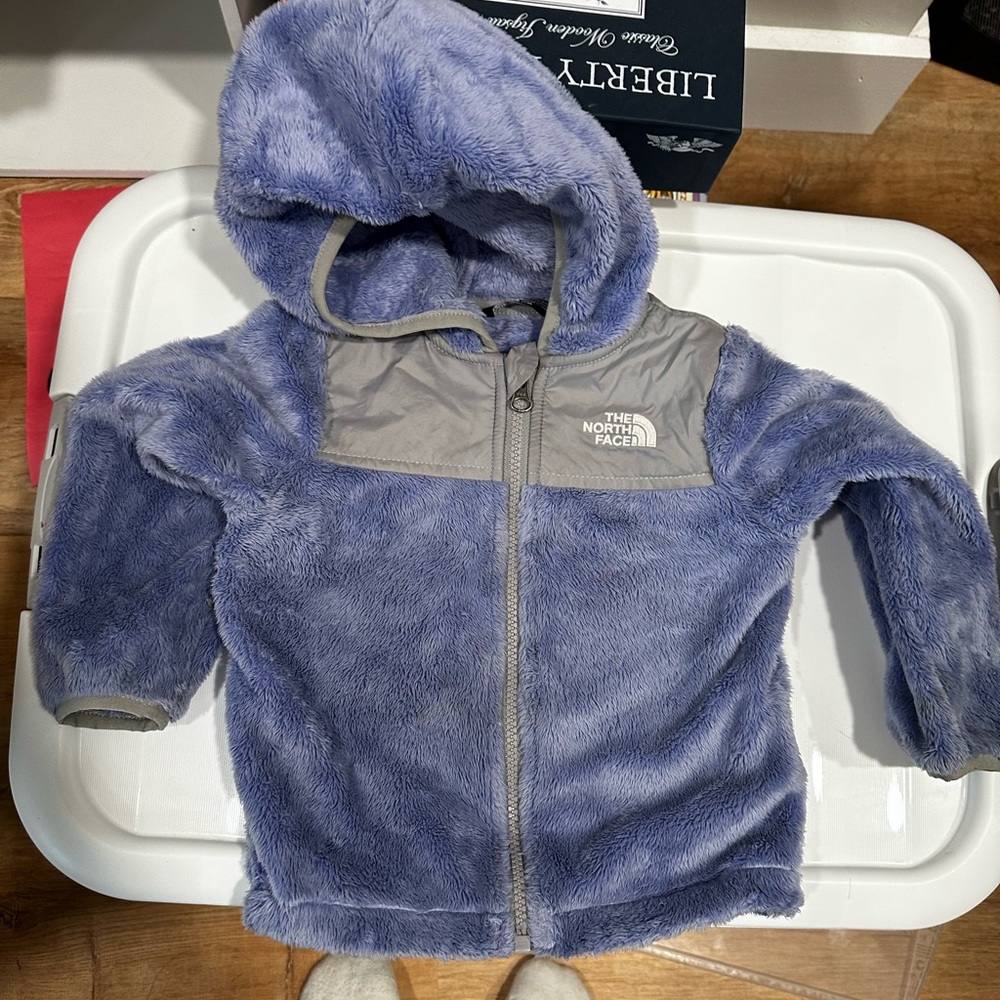 Lavender Zip Fleece Hooded Jacket 2T